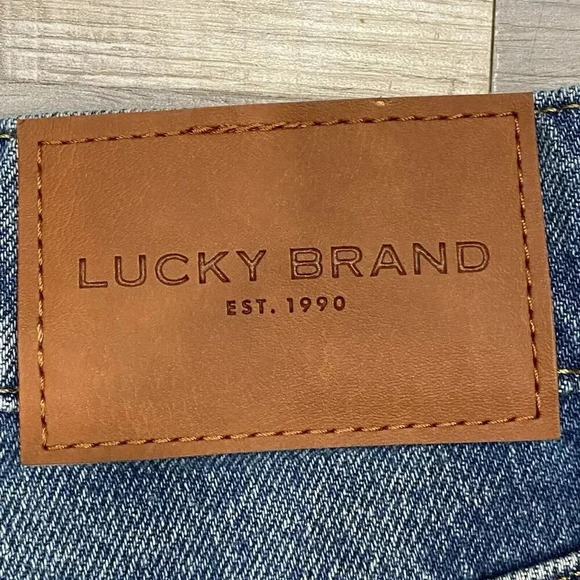 Lucky Brand Drew Mom‎ Jeans Womens 8x29 High rise Tapered Blue Buttonfly EUC - Picture 16 of 16